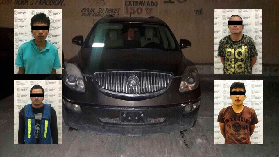 Caen 5 sujetos, luego de arrojar «ponchallantas» a policías