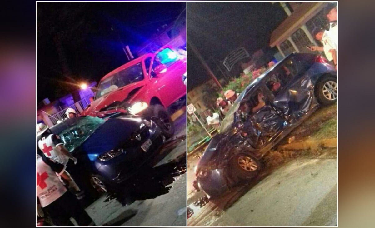 Se pasan alto, causan choque y quedan hospitalizados