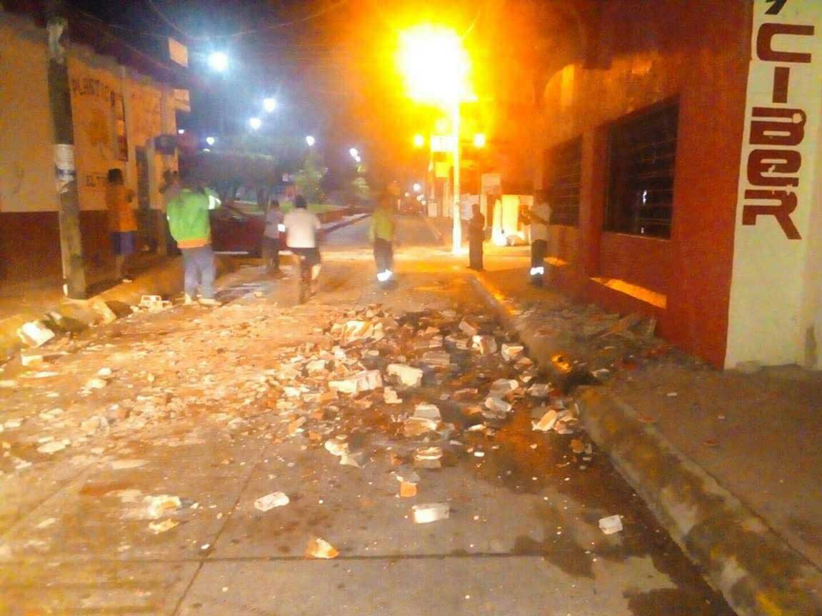 Sismo de 7.0 grados en Chiapas deja daños materiales