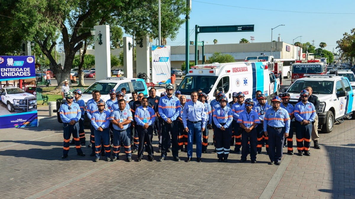 Entregan equipamiento a Protección Civil y Bomberos de Nuevo Laredo