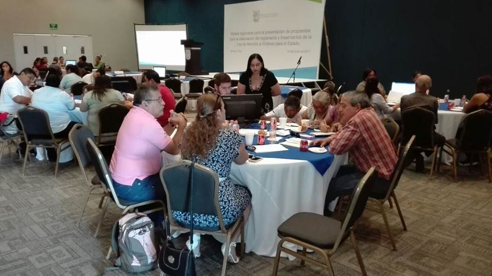 Mañana concluyen mesas de diálogo sobre ley de víctimas en Tamaulipas