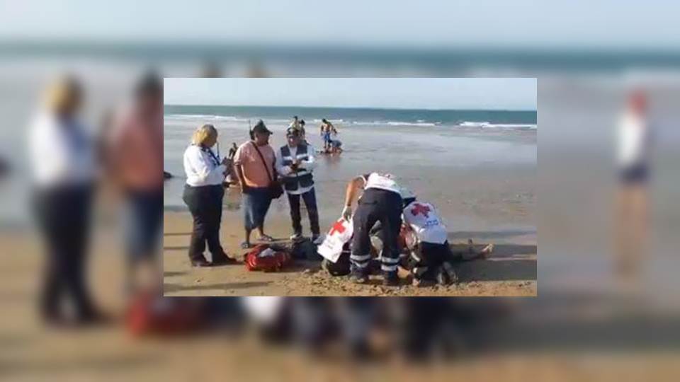 Muere hombre en la playa Miramar