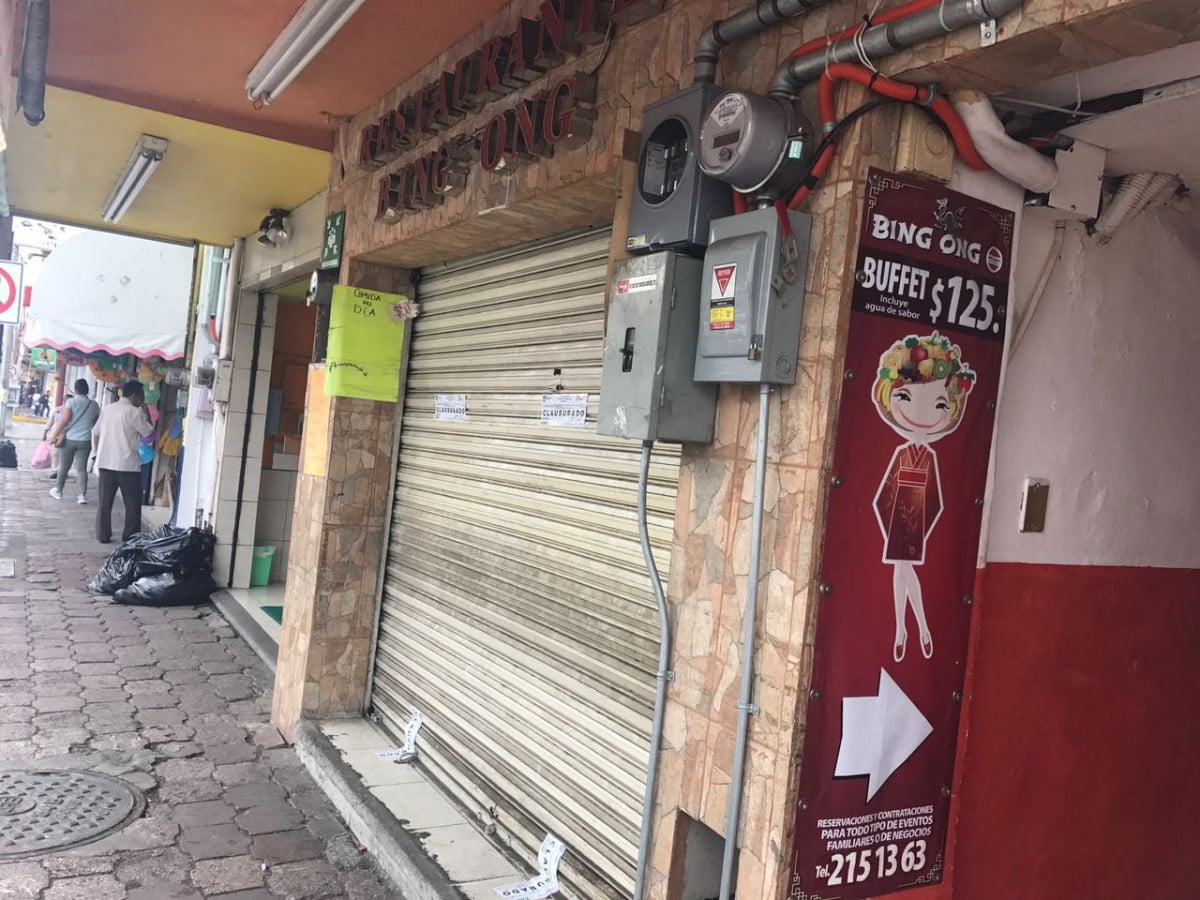 Clausuran restaurante de comida china en zona centro de Madero