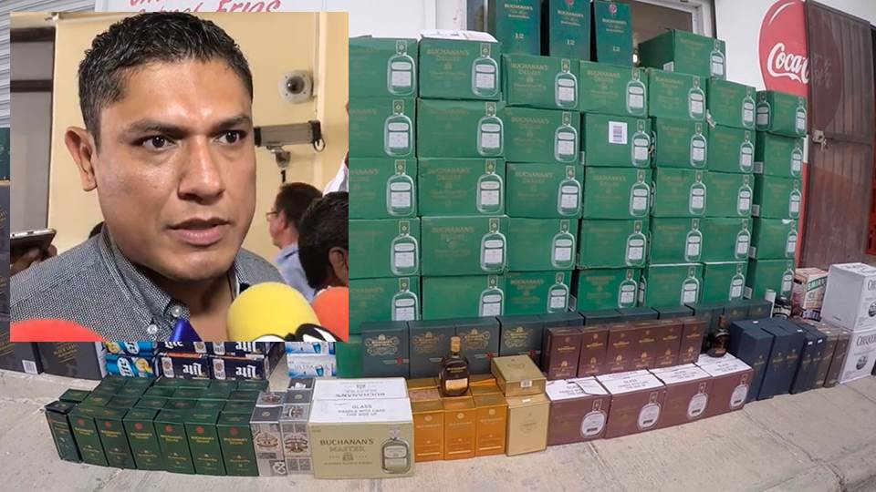 Van más de mil decomisos de whisky ilegal en Tamaulipas