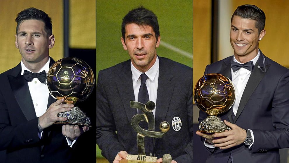 Buffon, Messi y Cristiano, candidatos a Mejor Jugador