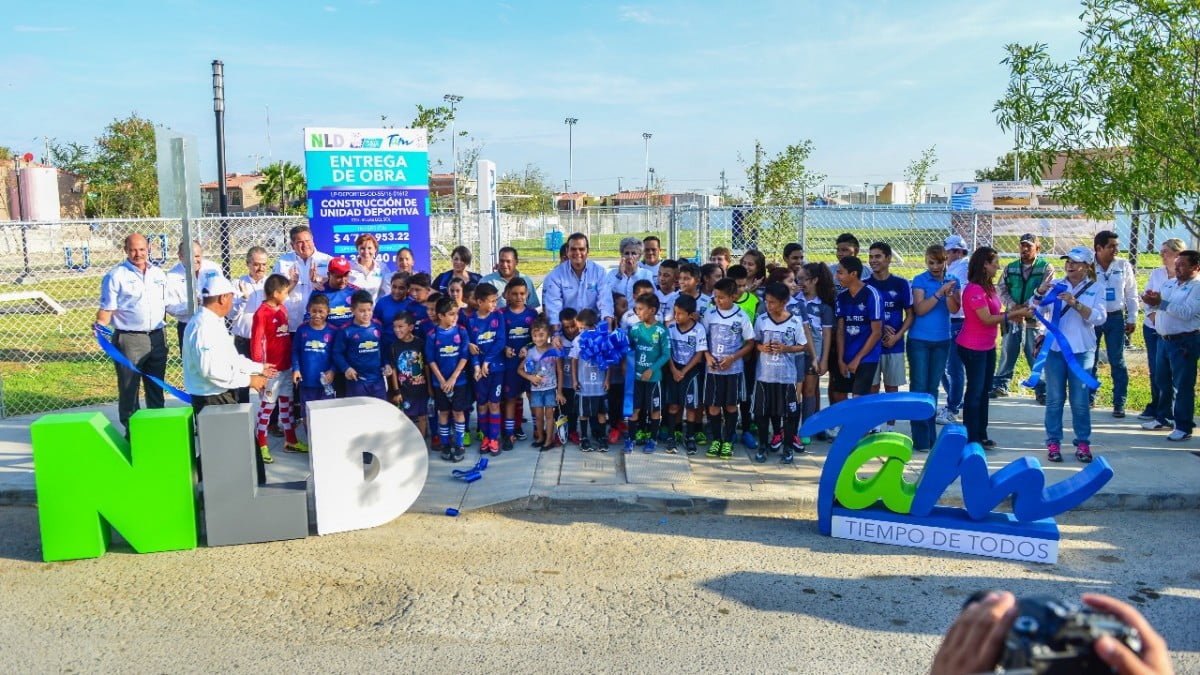 Inauguran Unidad Deportiva de Villas del Sol en Nuevo Laredo