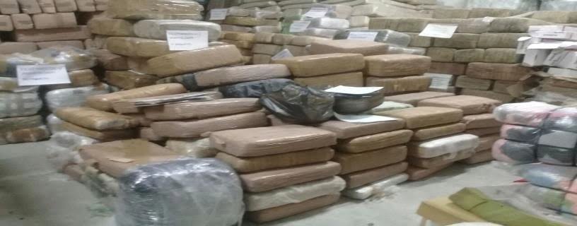 Aseguran 89 paquetes de marihuana entre la maleza