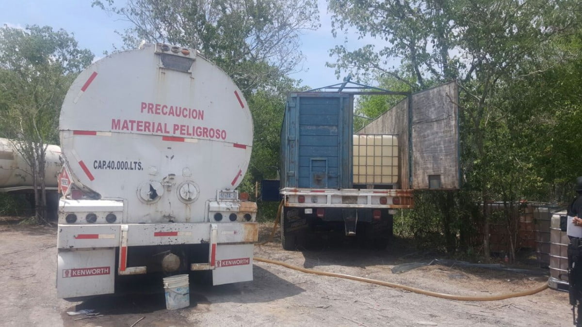 Aseguran más de 50 mil litros de gasolina en Gónzalez