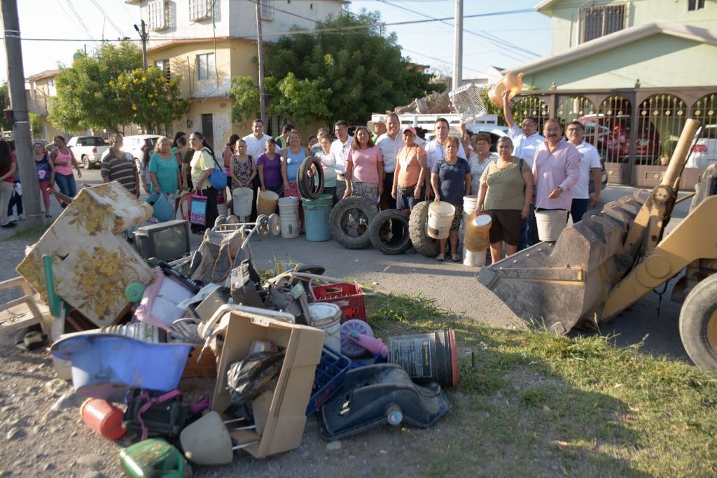 Retiran mil 300 toneladas de potenciales criaderos del vector