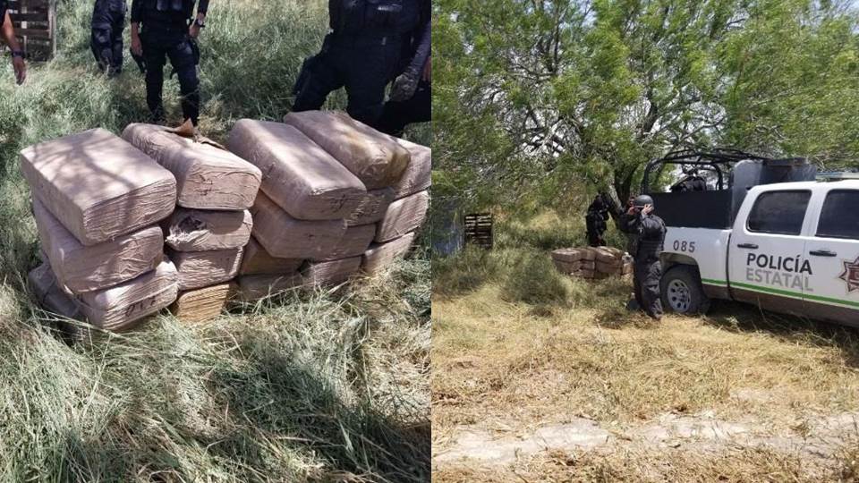 Encuentran cargamento de marihuana en brecha de Río Bravo
