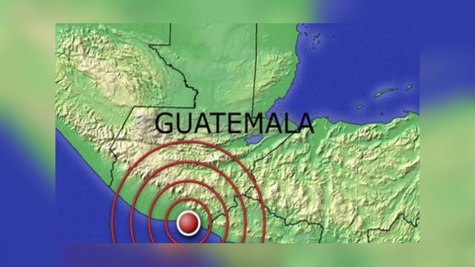 Temblor de magnitud 6 sacude a Guatemala