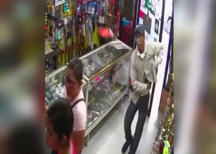 Graban a ladrón cuando asalta negocio en pleno centro de Tampico