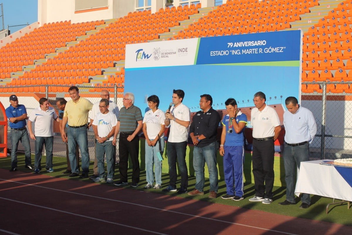 Celebran 79 aniversario del Estadio «Marte R. Gómez»
