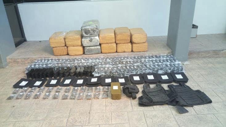 Aseguran armamento tipo militar en Reynosa