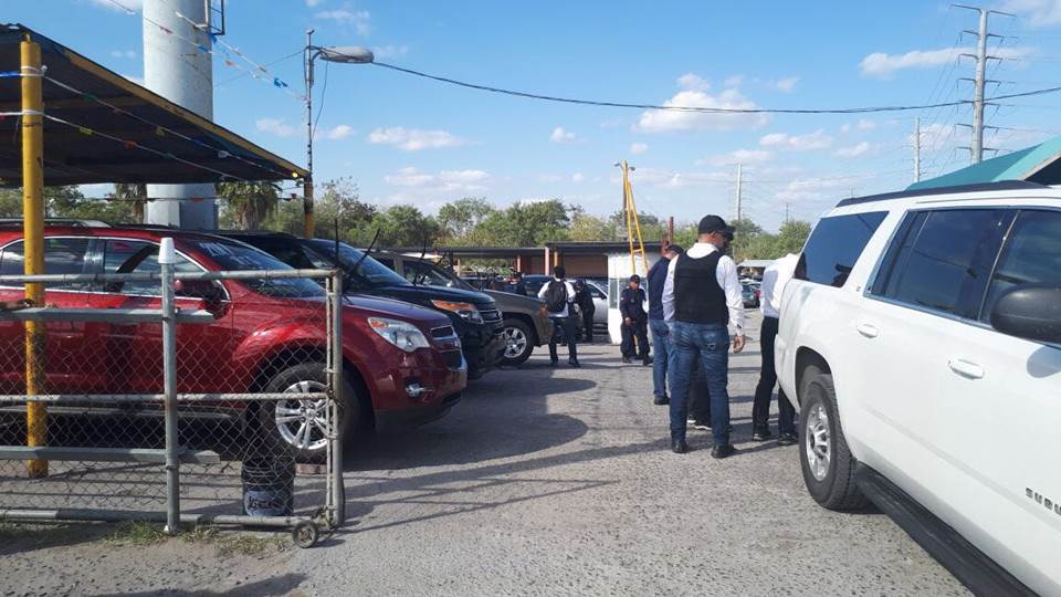Decomisan lote de autos chocolate en Reynosa