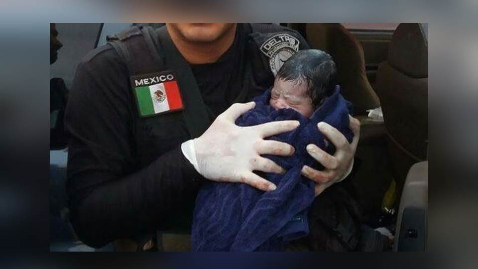 Nace bebé en plena vía pública de Matamoros