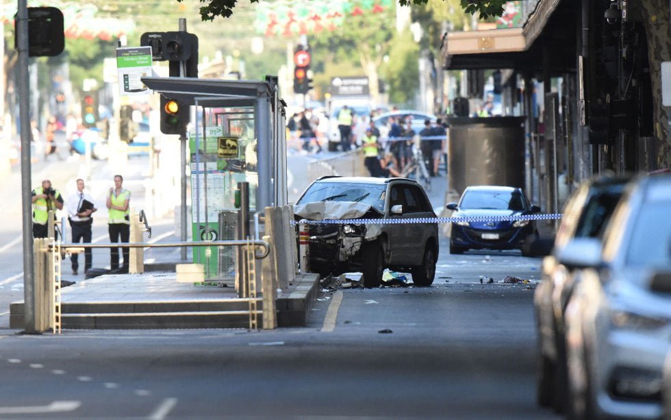 Al menos 19 heridos en un atropello «deliberado» en Melbourne