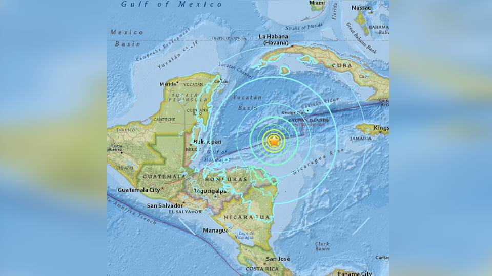 Tras terremoto Honduras decreta alerta preventiva ante posibilidad de tsunami