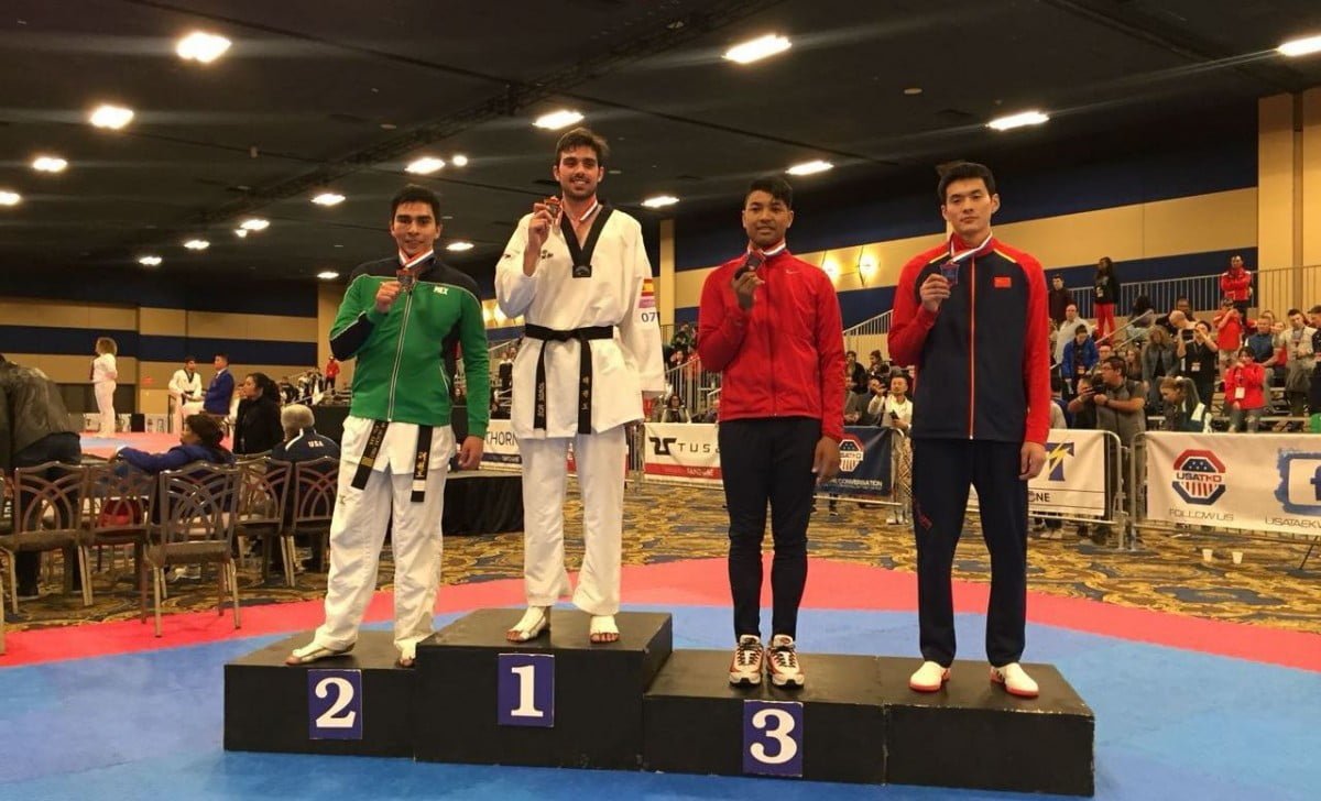 Taekwondoín tamaulipeco logra medalla de plata en Las Vegas
