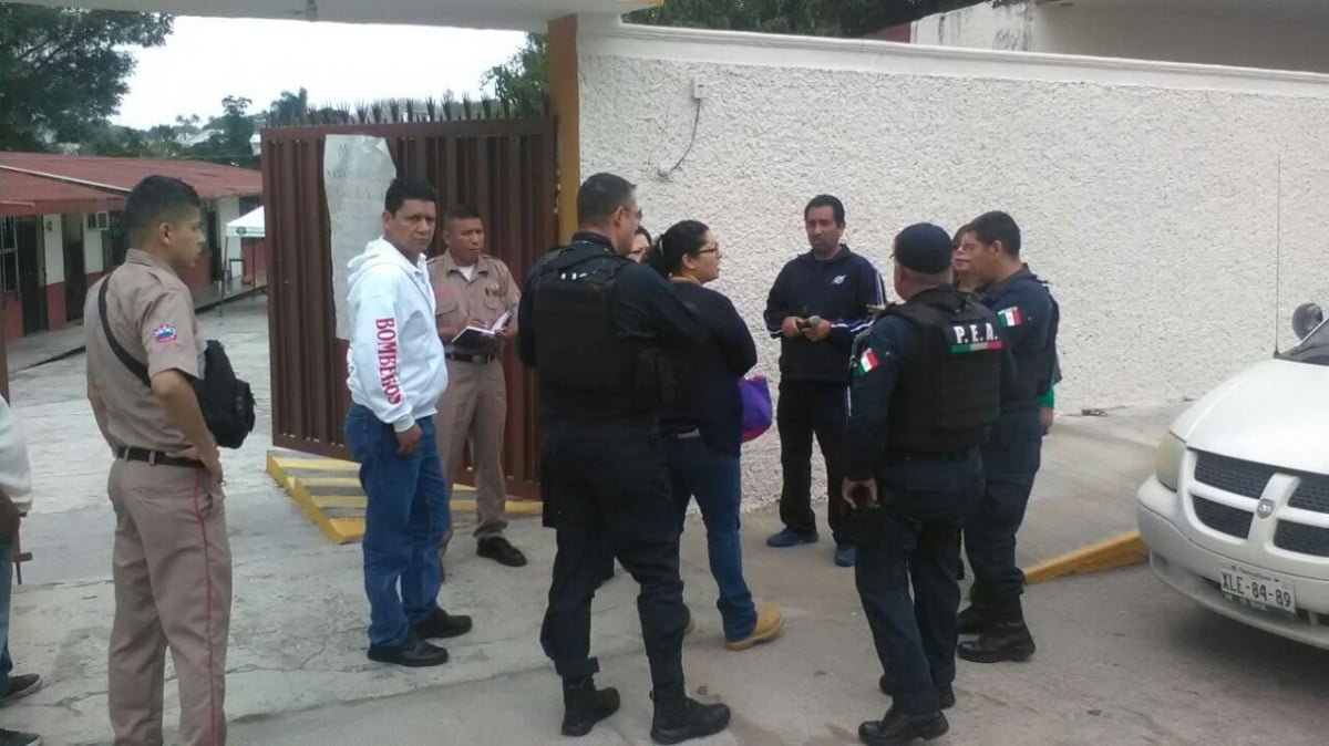 Falsa alarma, amenaza de bomba en Primaria de Tampico