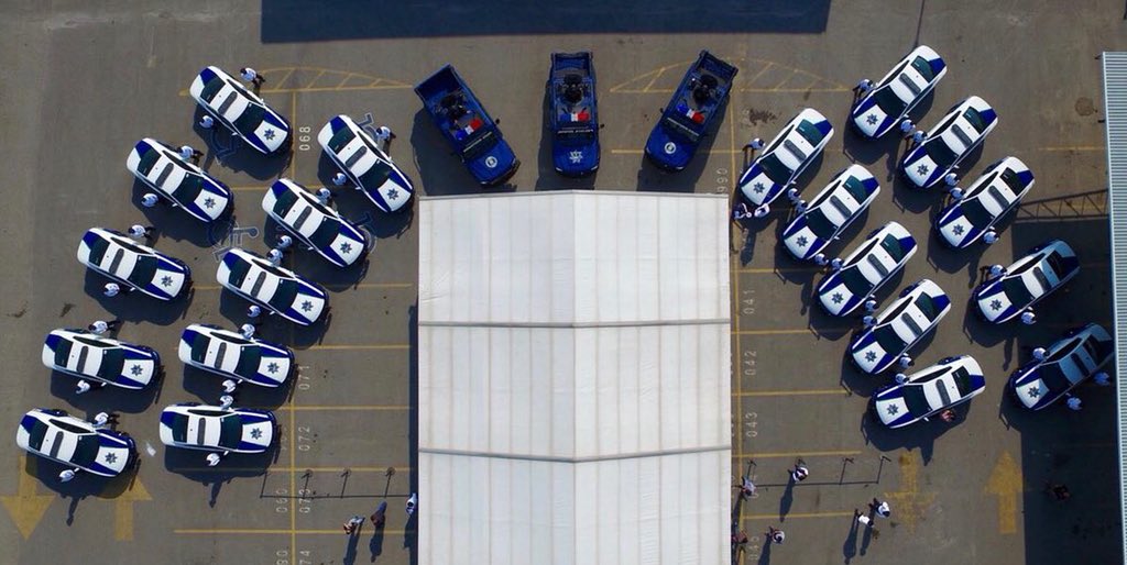 Entregan nuevas patrullas y equipamiento a policías estatales en Tamaulipas