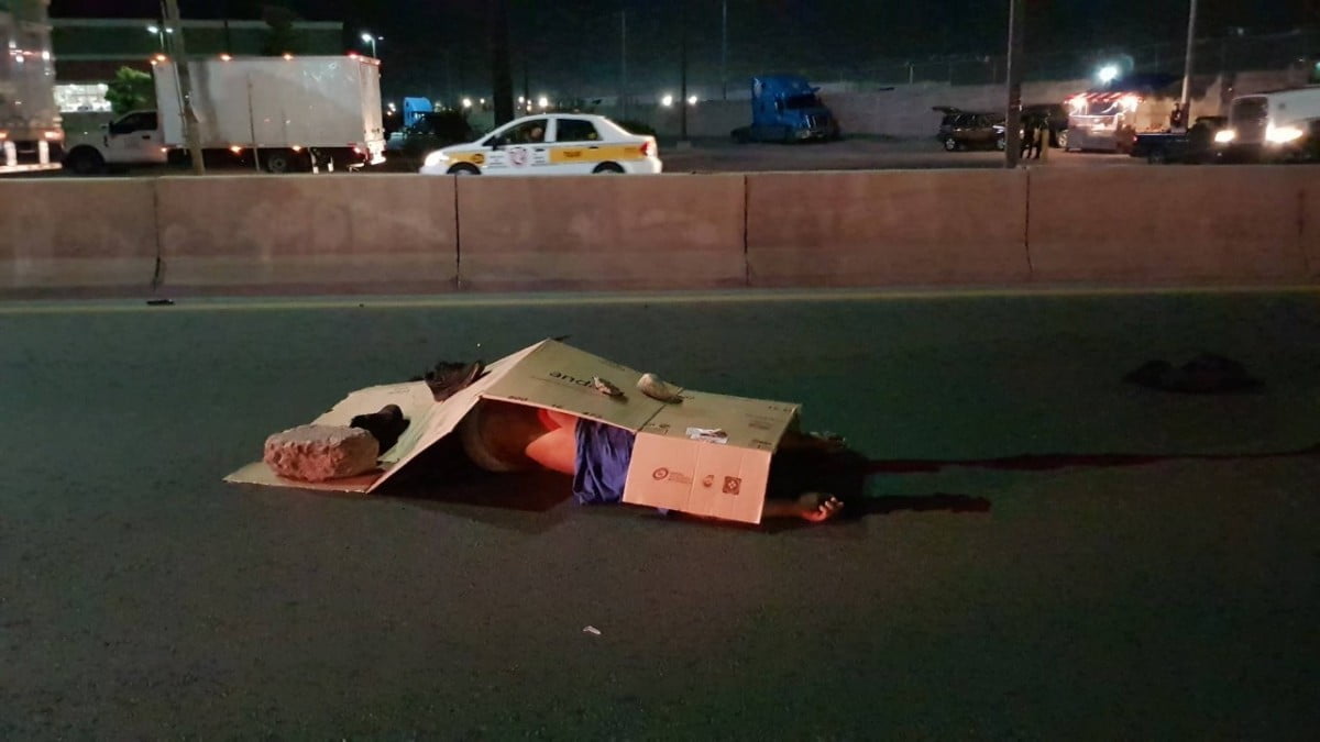 Hombre muere atropellado en carretera nacional de Nuevo Laredo