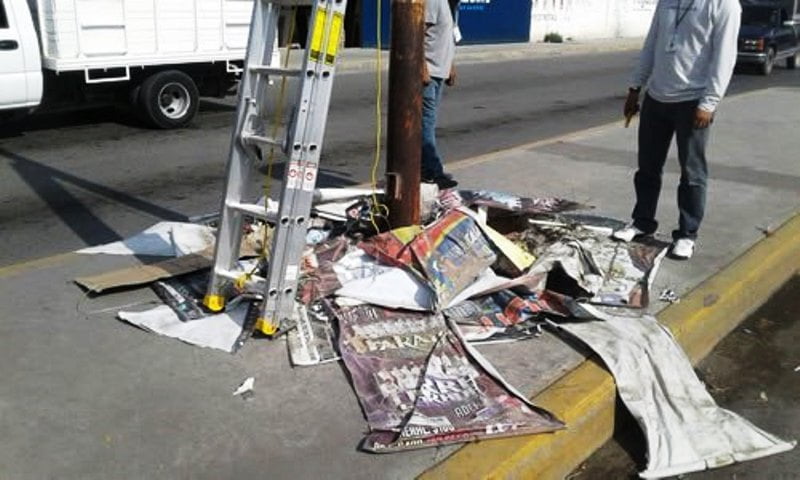 Retira Ayuntamiento de Tampico propaganda de casas de masaje y edecanes; pondrán demanda