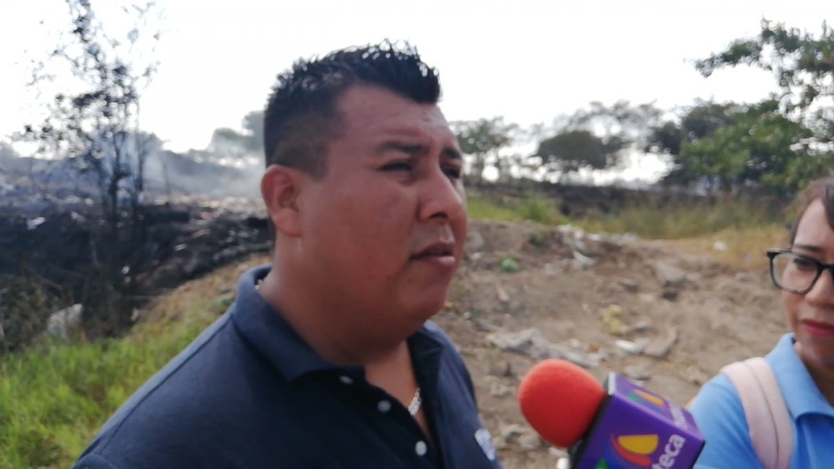 Será hasta la noche cuando sofoquen totalmente incendio en ex basurero