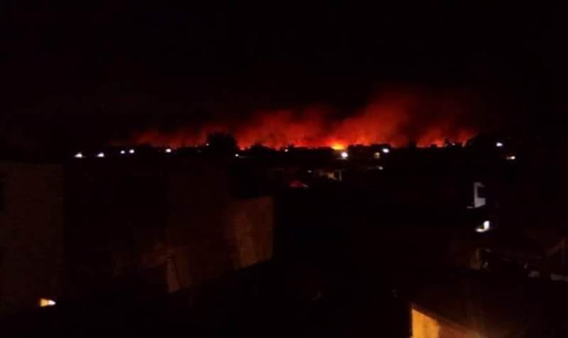 Arden terrenos del ex basurero municipal en Ciudad Madero