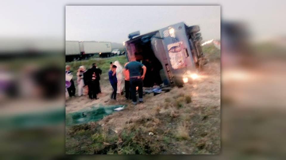 30 peregrinos lesionados en choque, viajaban de Nuevo Laredo a la Ciudad de México