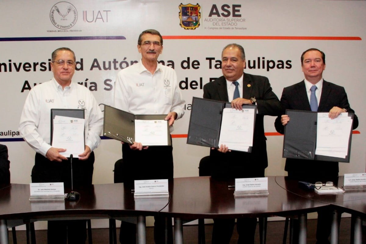 Refrendan colaboración la UAT y Auditoría Superior del Estado