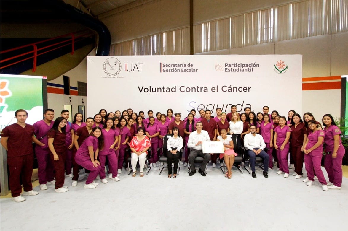 Suman en la UAT voluntades contra el cáncer