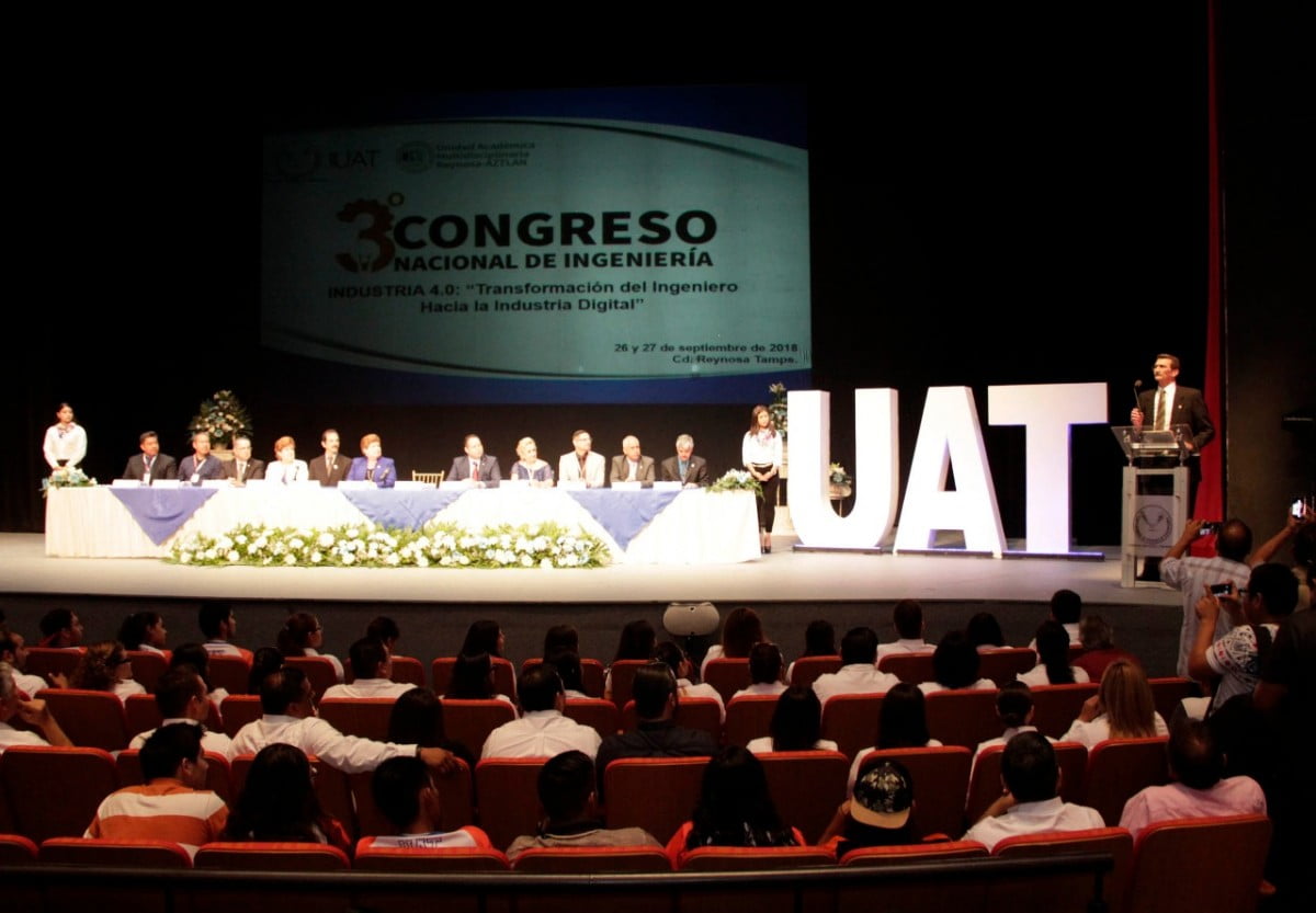 Inaugura Rector de la UAT congreso nacional de ingeniería en Reynosa