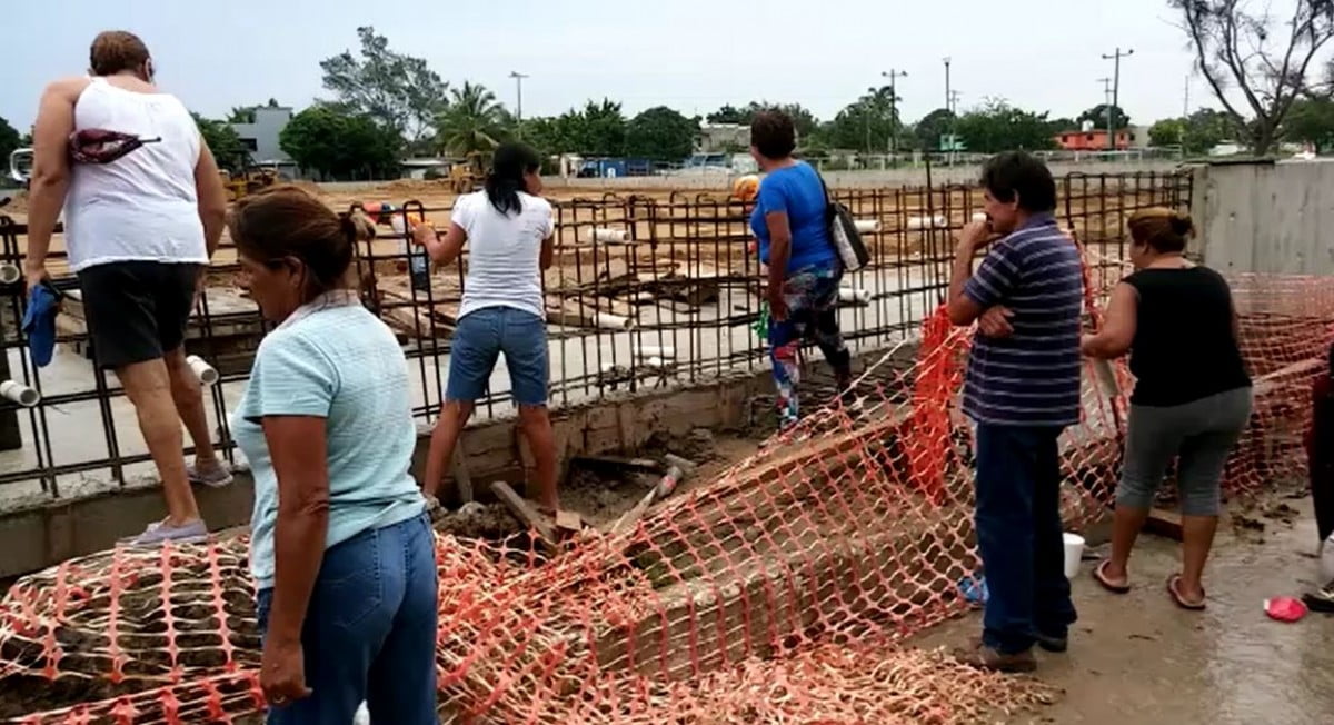 Colonos de la Borreguera bloquean obra, dicen les traerá problemas de inundación