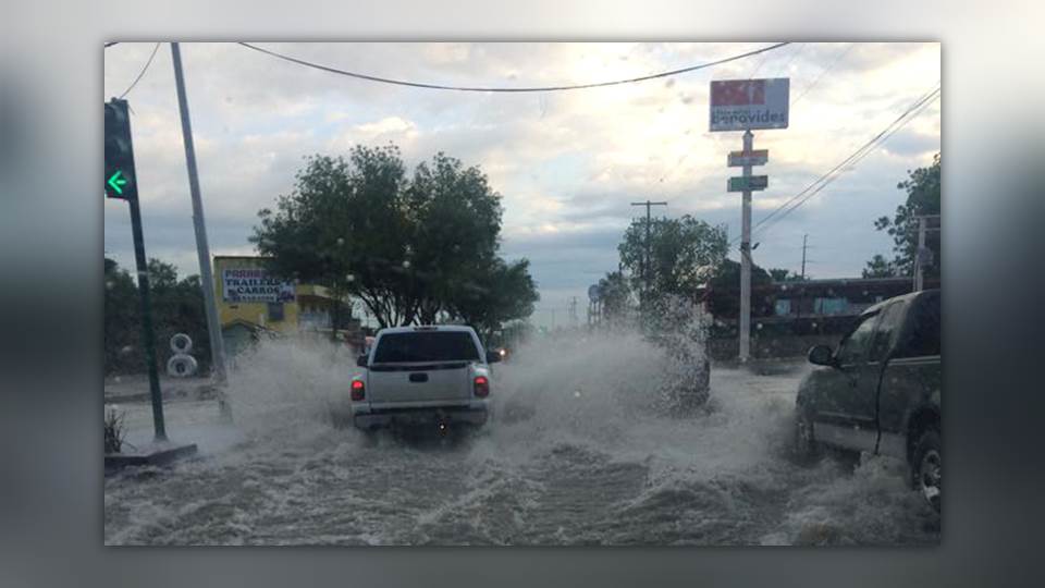 En alerta Nuevo Laredo por pronóstico de 4 pulgadas de lluvia
