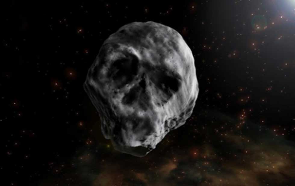 Asteroide con forma de cráneo se acerca a la Tierra