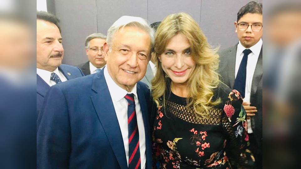Se reúne Maki Ortiz con Andrés Manuel López Obrador