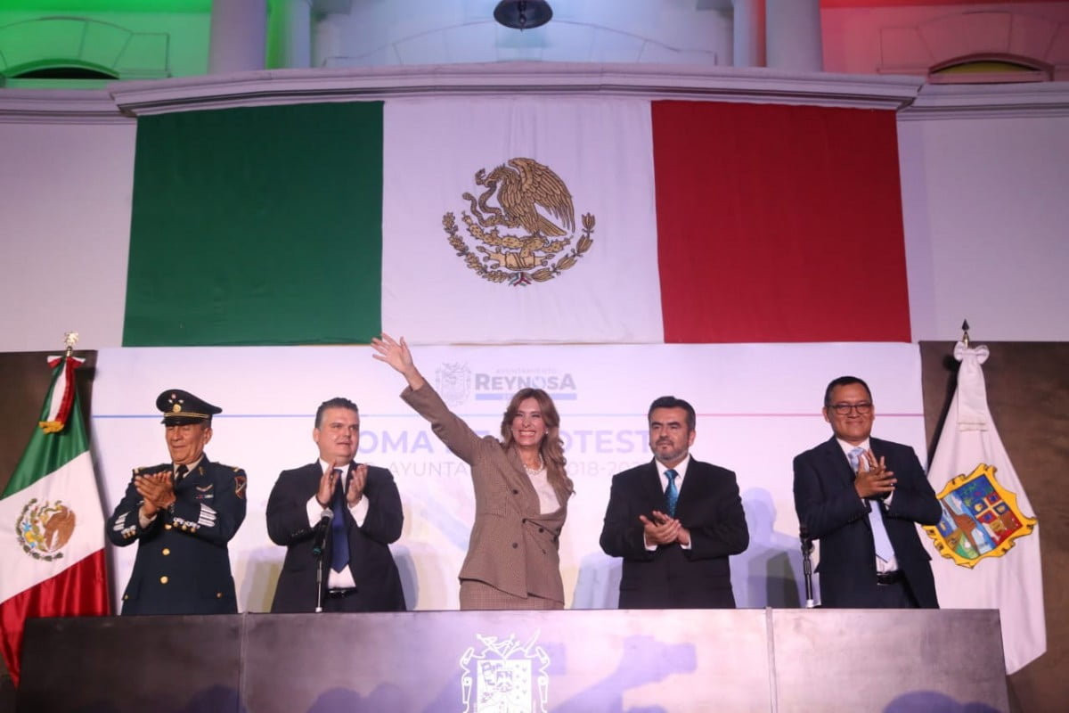 Toma protesta Maki Ortiz como alcaldesa de Reynosa 2018-2021