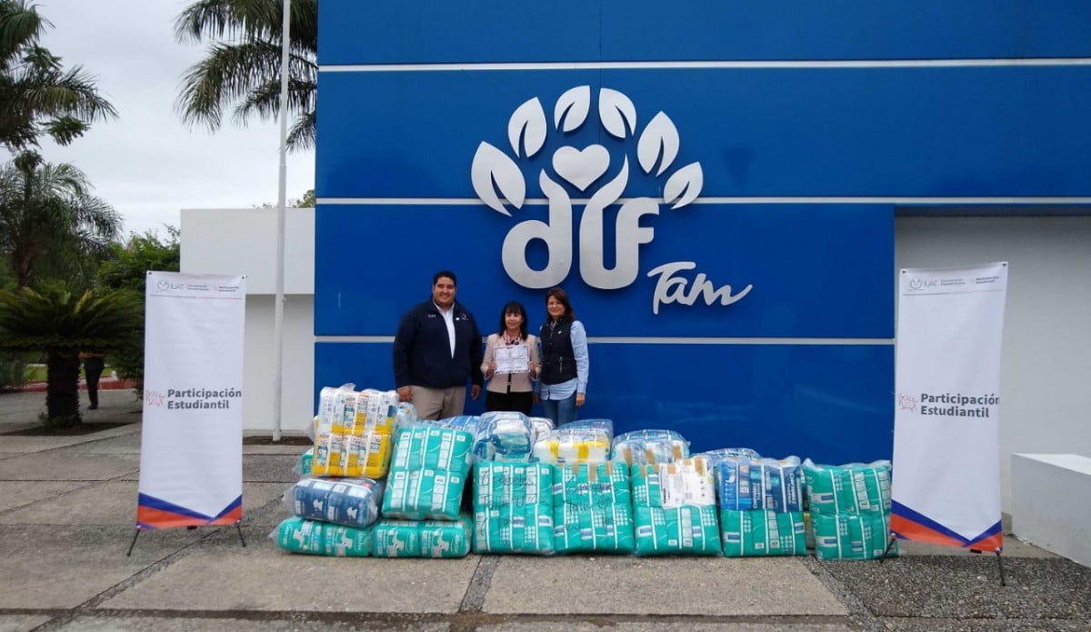 Contribuye UAT a programas asistenciales del DIF Tamaulipas