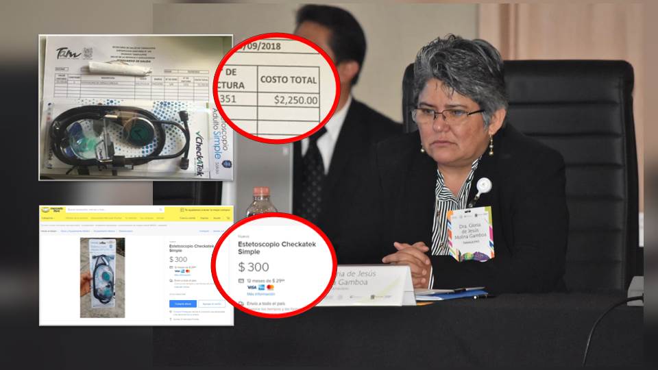 Infla Secretaría de Salud precios factura en adquisición de materiales
