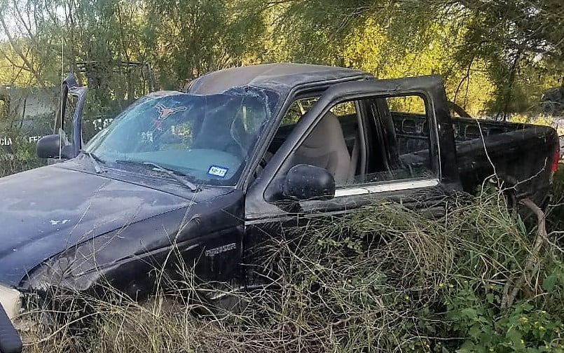 Aseguran camioneta con arma larga en brecha de Reynosa