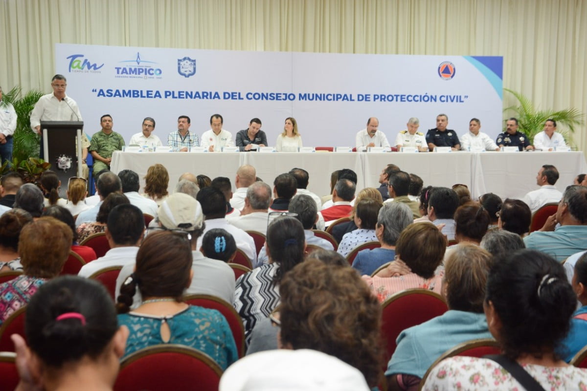 En Tampico Coordinan Acciones  Contra Fenómenos Meteorológicos