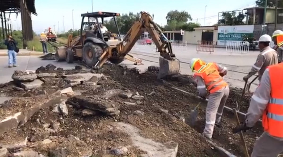 Rehabilita Ferromex cruces de vías del tren en Victoria