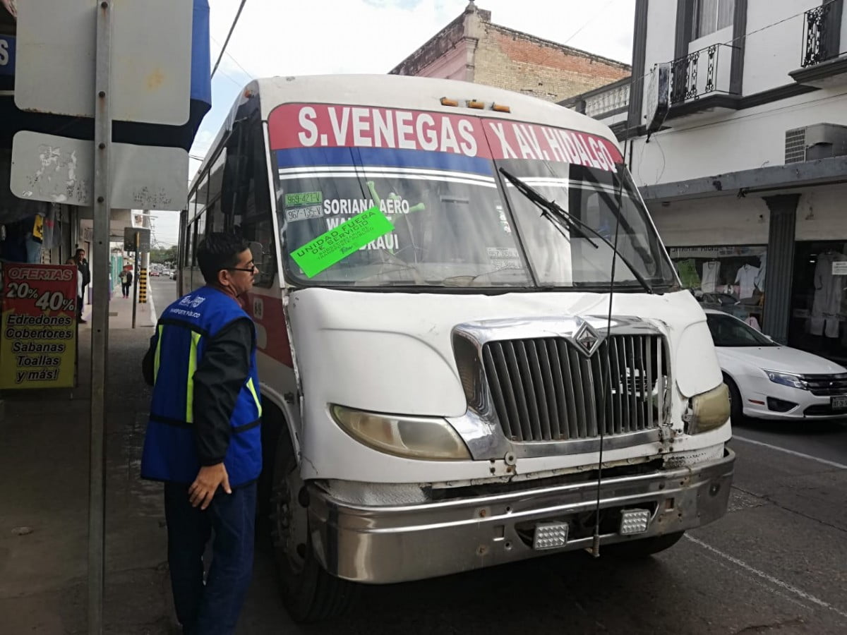 Otra unidad de transporte público queda fuera de servicio en Tampico