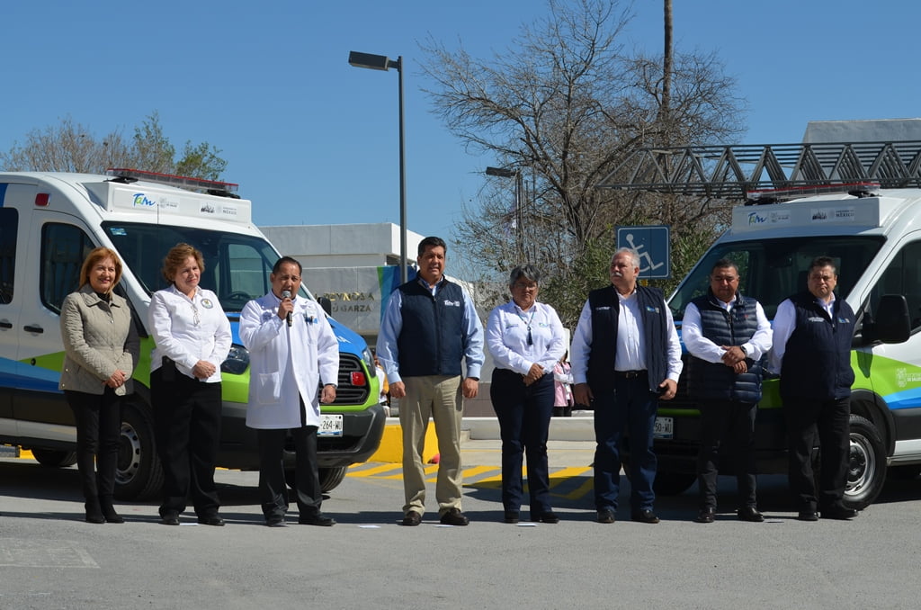 Entrega Gobernador 3 nuevas ambulancias a hospitales de Reynosa