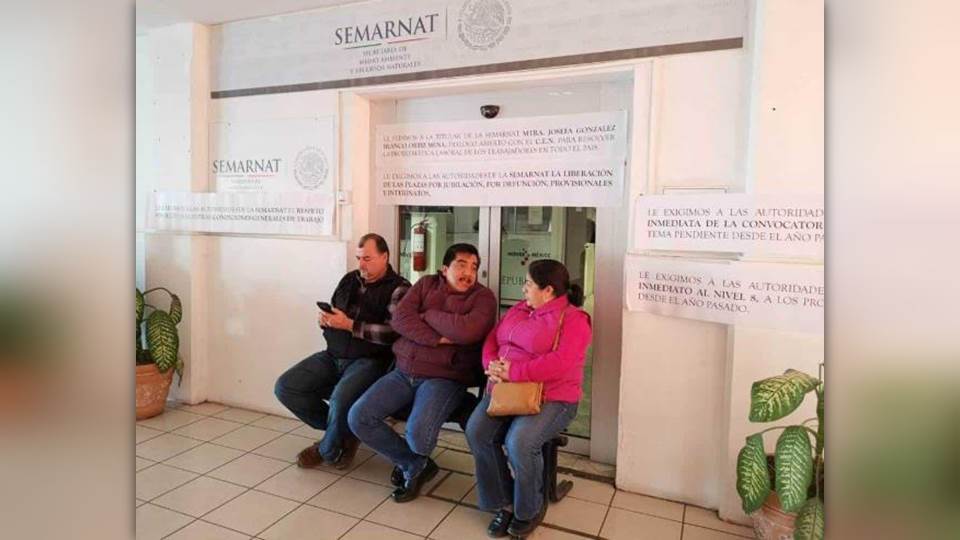 Cierran oficinas de SEMARNAT en Victoria por paro nacional