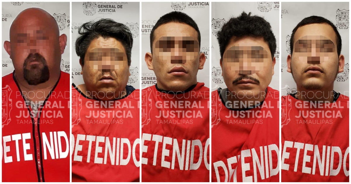 Caen 5 sujetos como presuntos homicidas de mujer Agente del MP