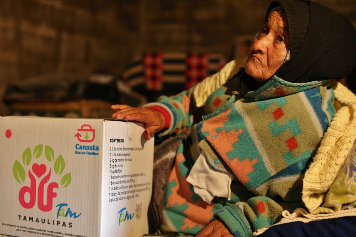 Inicia DIF Tamaulipas primera entrega del año de la dotación canasta básica