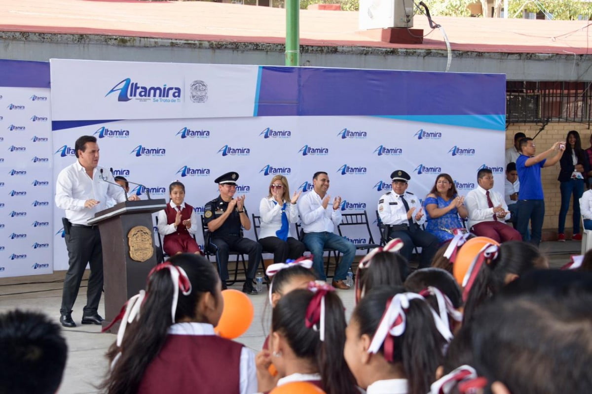 Gobierno de Altamira activa Ciclo Municipal Educativo en Secundaria Técnica 63