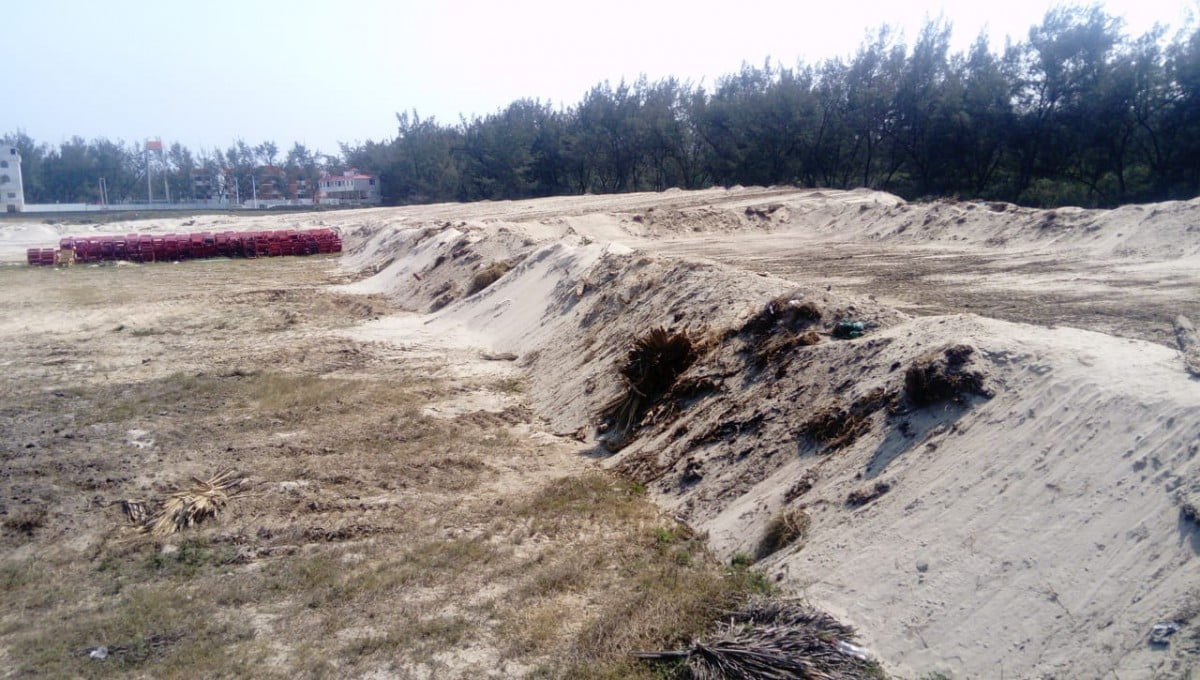 Vigila PROFEPA trabajos de retiro de arena en playa de Ciudad Madero